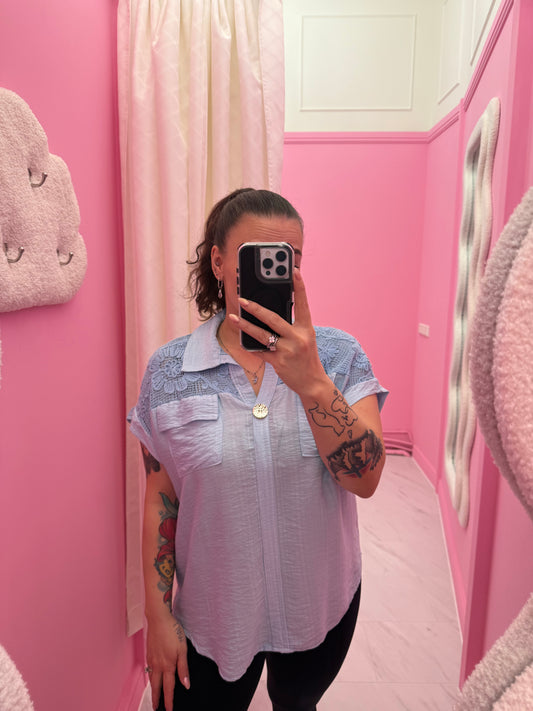 BLOUSE (BLAUW)