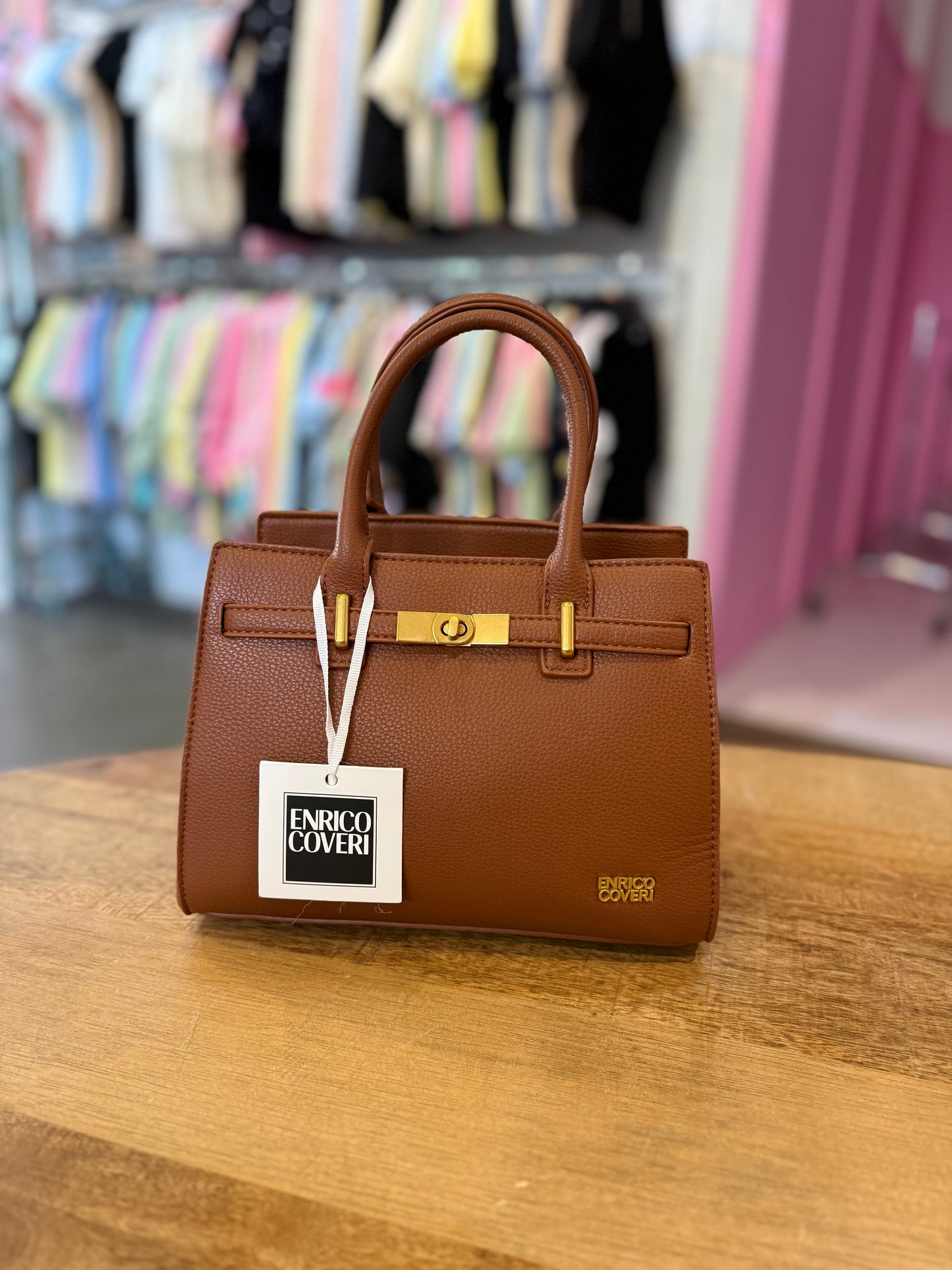 TAS ENRICO COVERI MEDIUM (COGNAC)