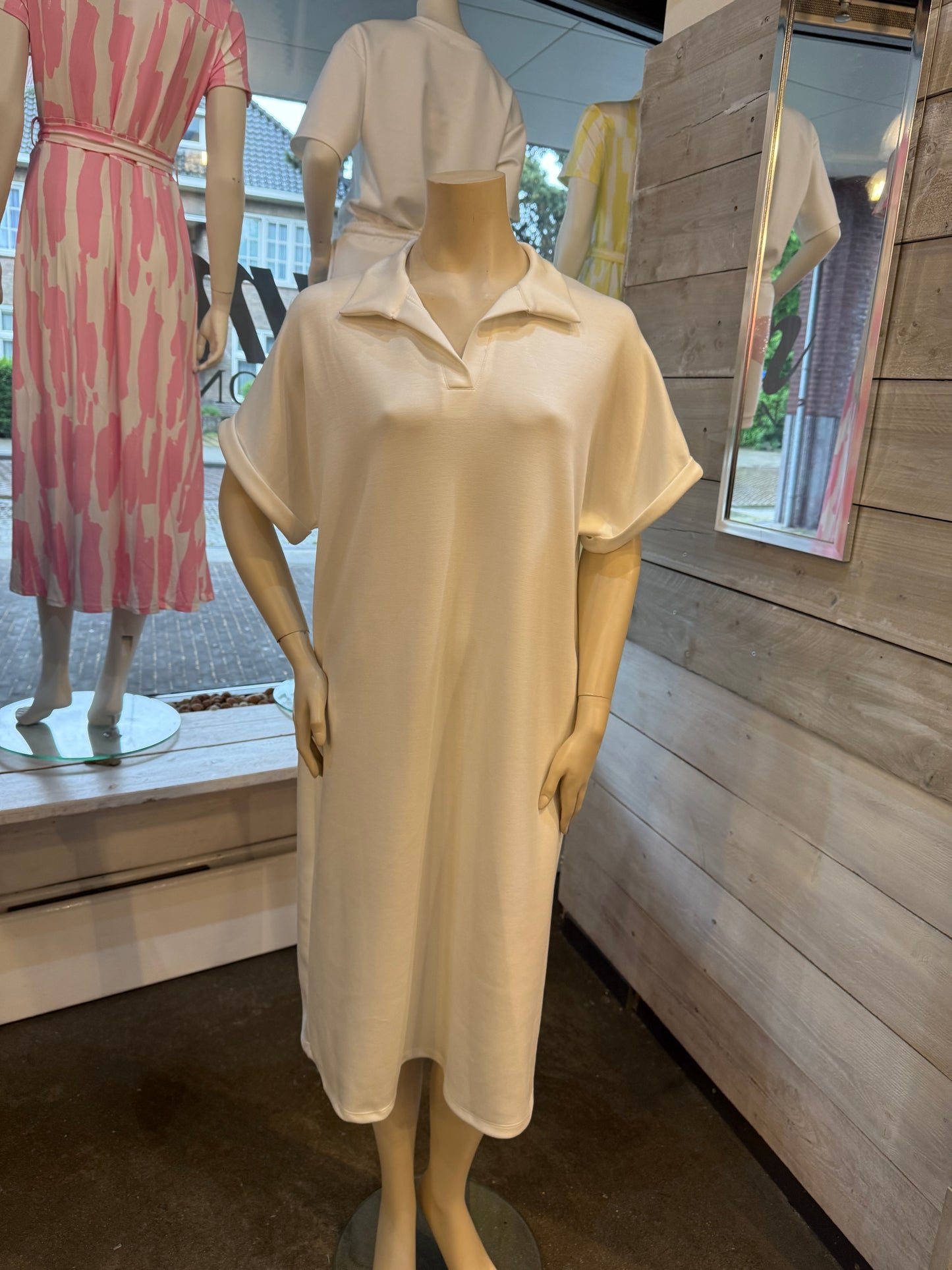 T-SHIRT JURK POLO (WIT)