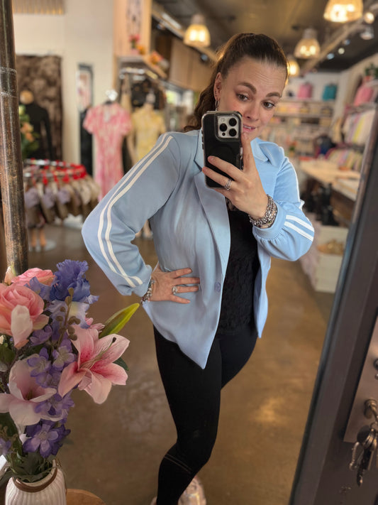 BLAZER SPORTIEF (BLAUW)