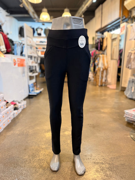 Travelbroek met zakken (navy) 0169