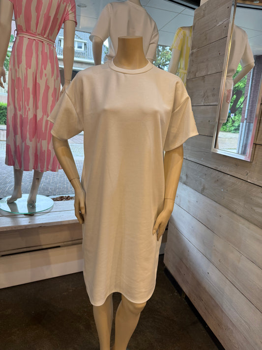 T-SHIRT JURK (WIT)