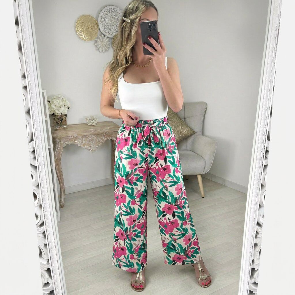 A196-1 TROUSER (FLOWER)