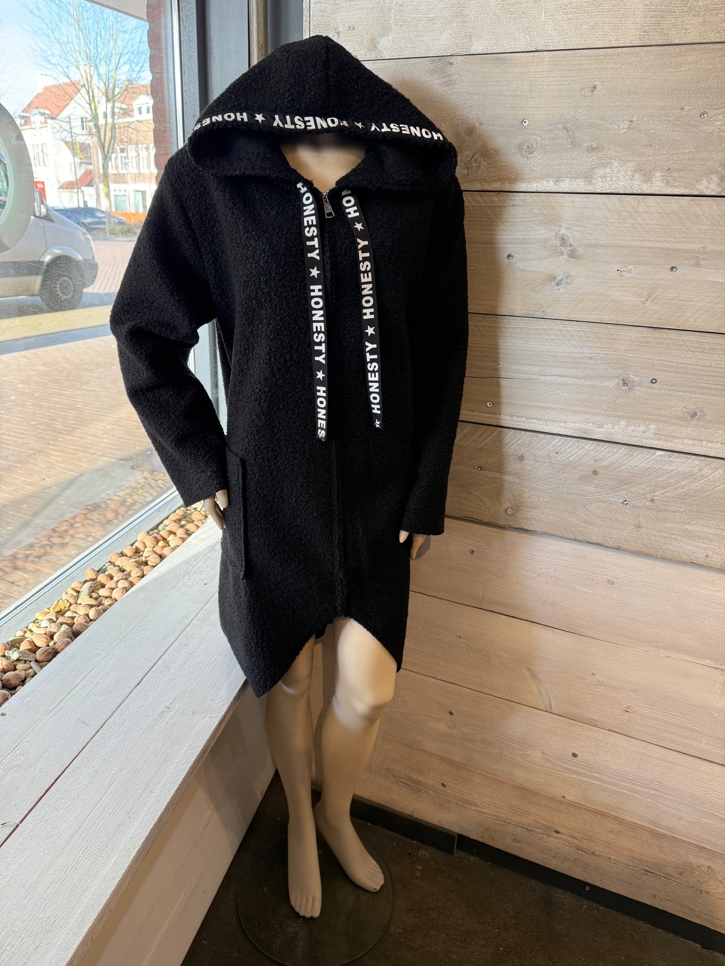 Lang vest (zwart) 0007