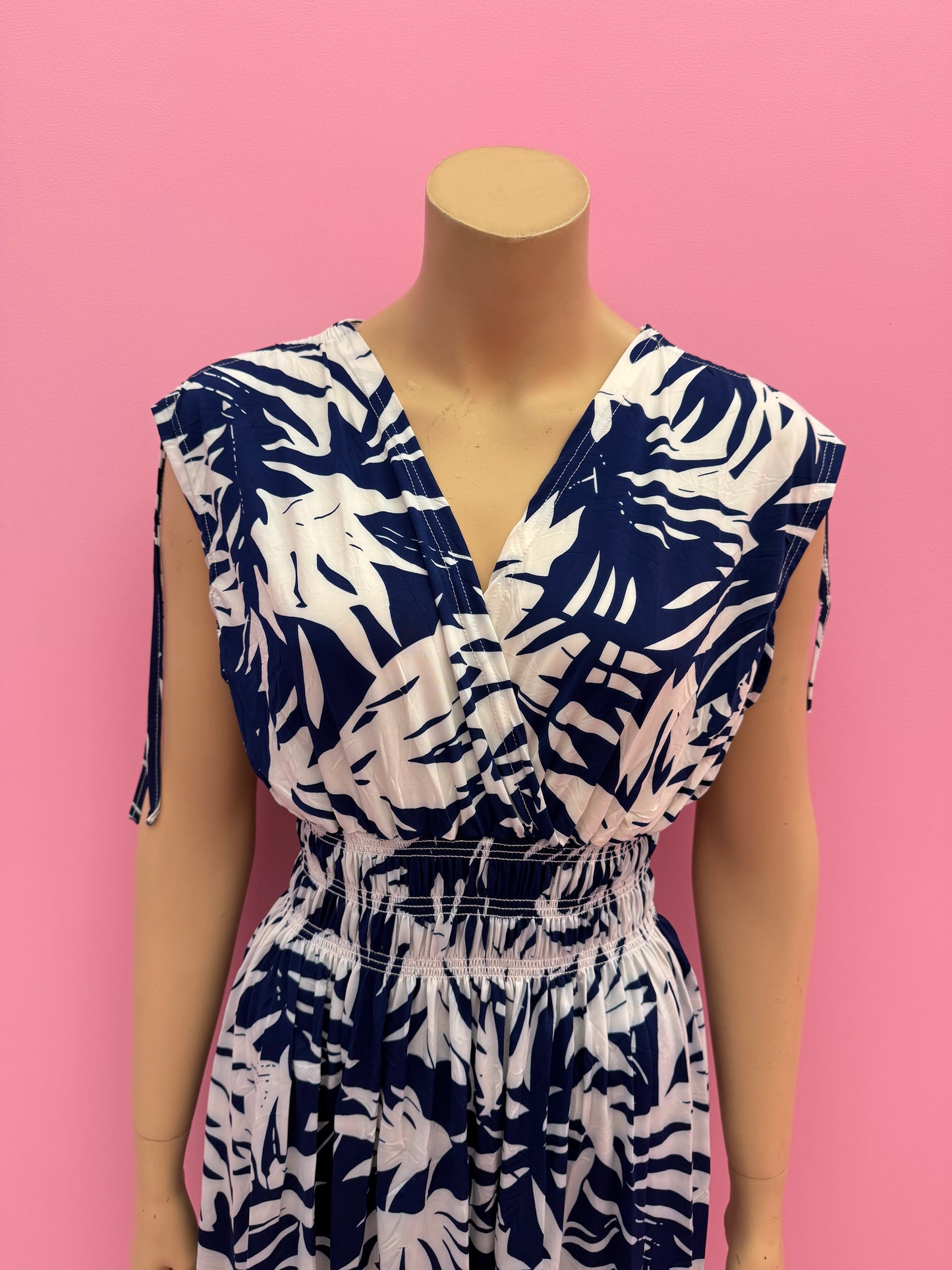 A025-76 MAGIC DRESS (NAVY)