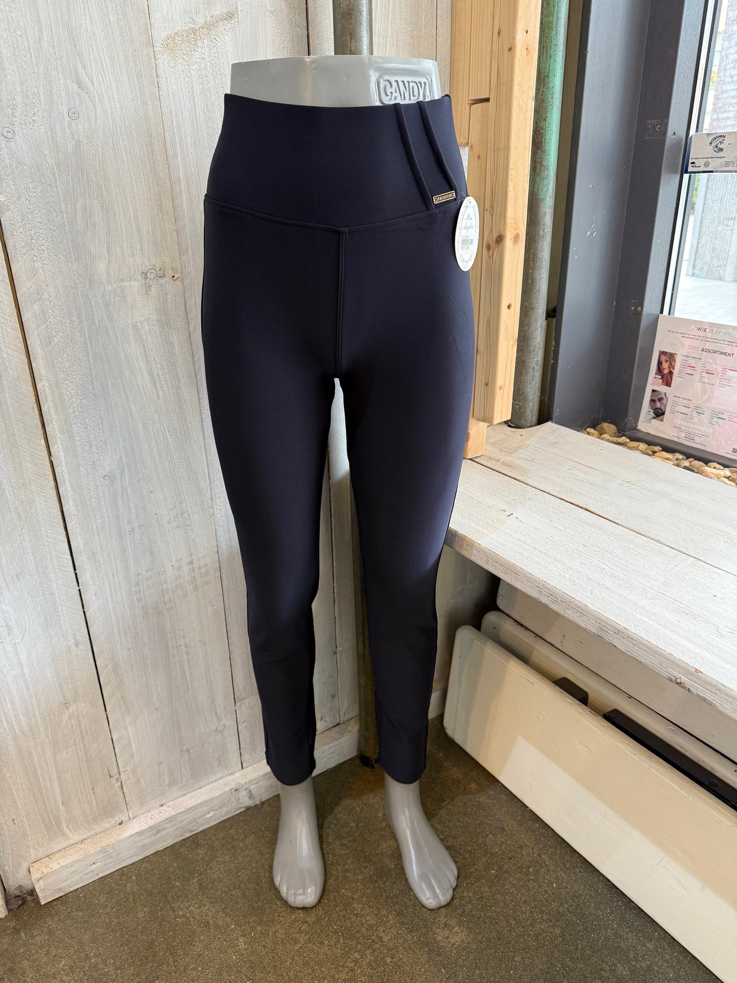 Travel broek navy