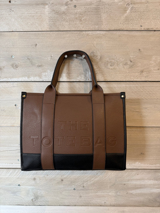 The Tote Bag (bruin/zwart)