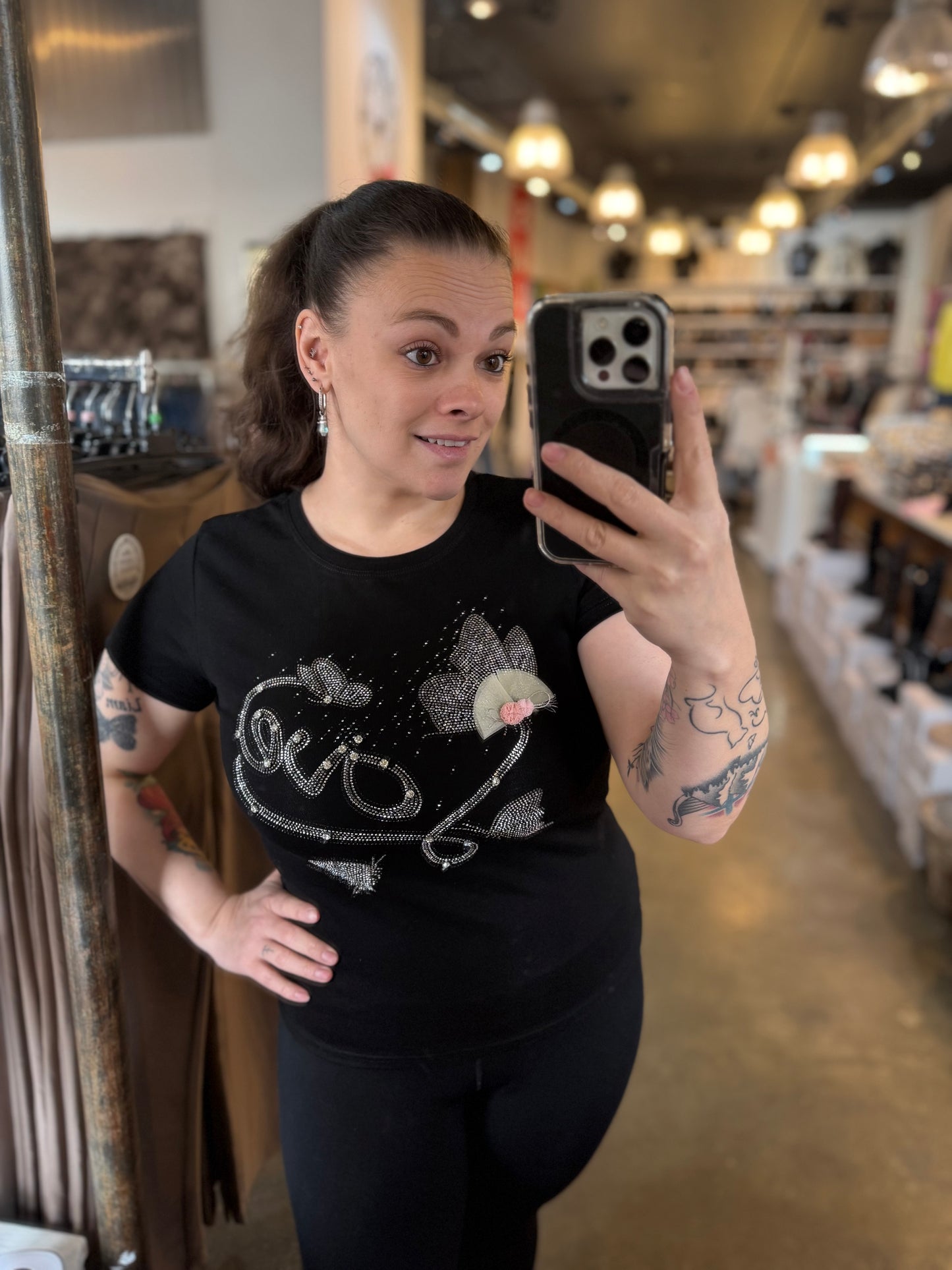 T-SHIRT LOVE (ZWART)