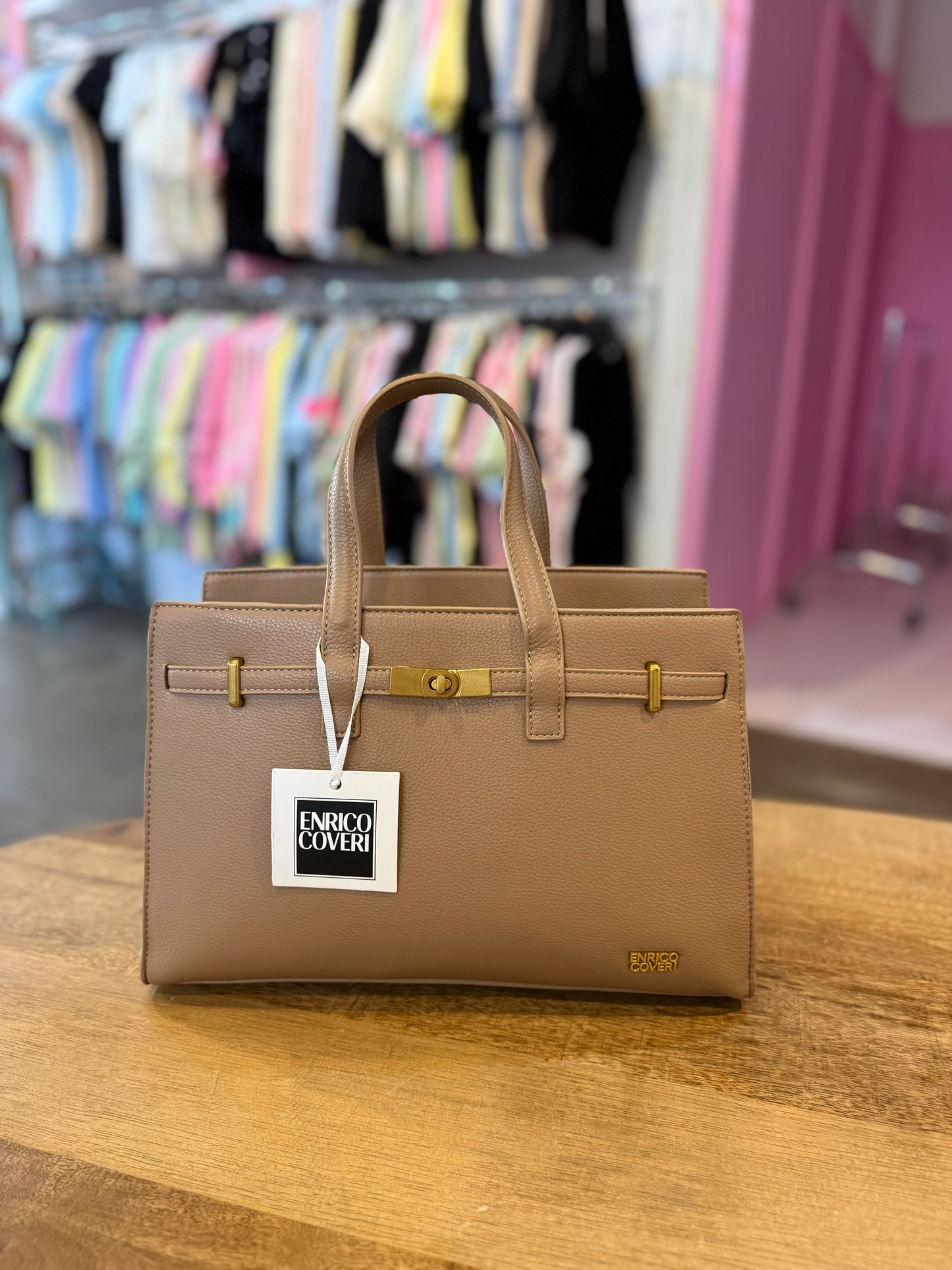 TAS ENRICO COVERI LARGE (BEIGE)
