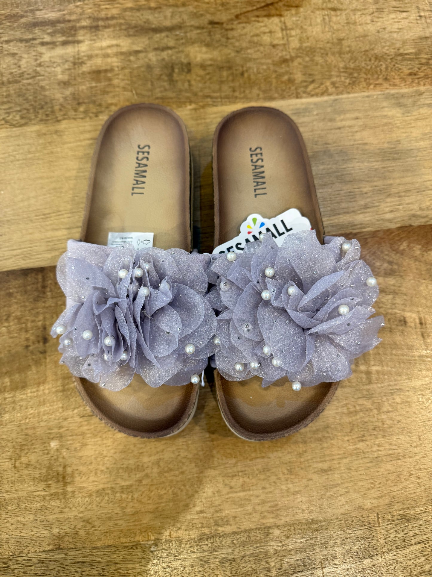 SLIPPER BLOEM/PAREL (PAARS)