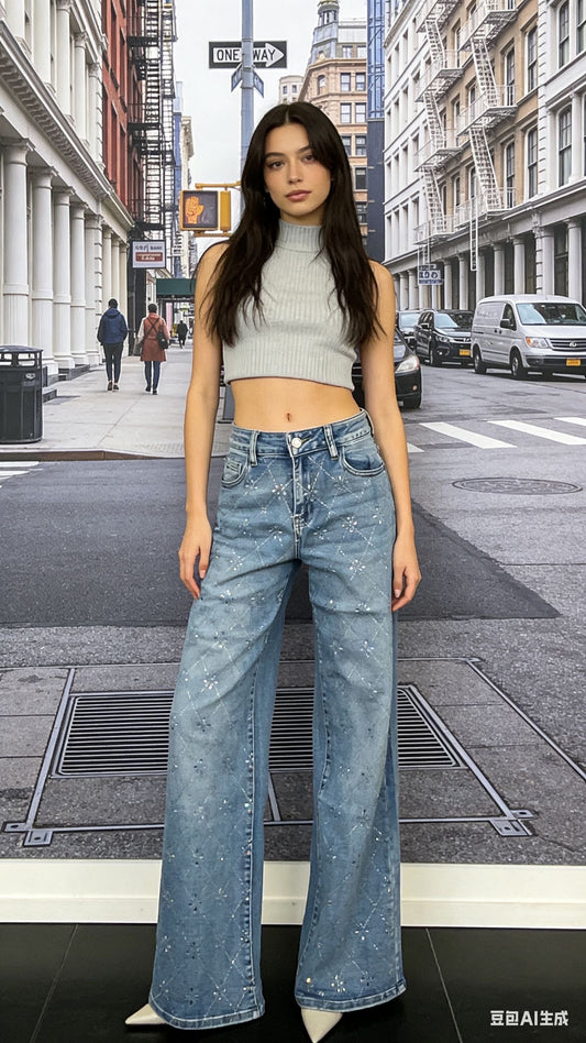 SPARKLE JEANS PLUS SIZE