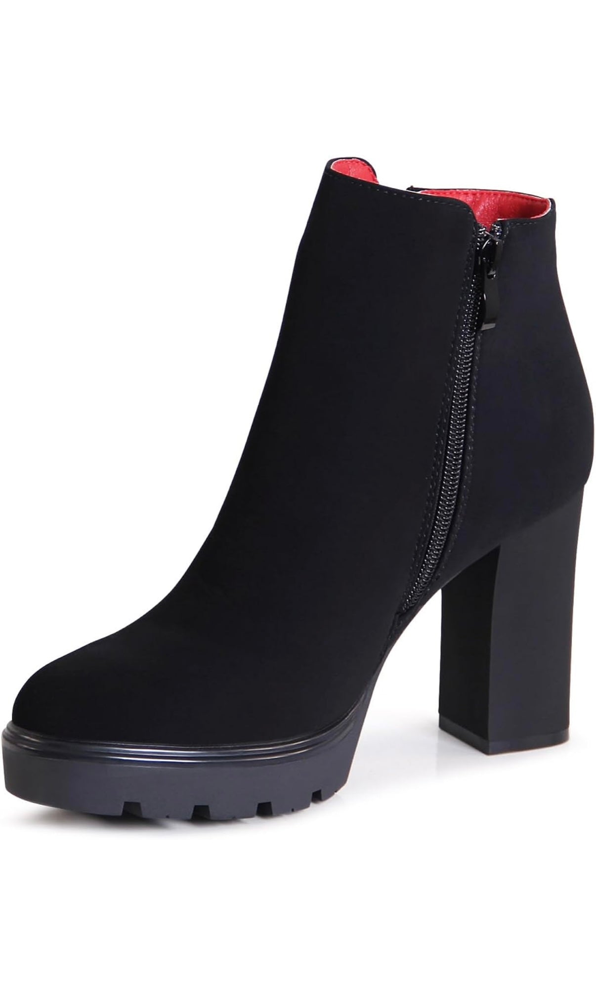 Zwarte enkelhoge laars