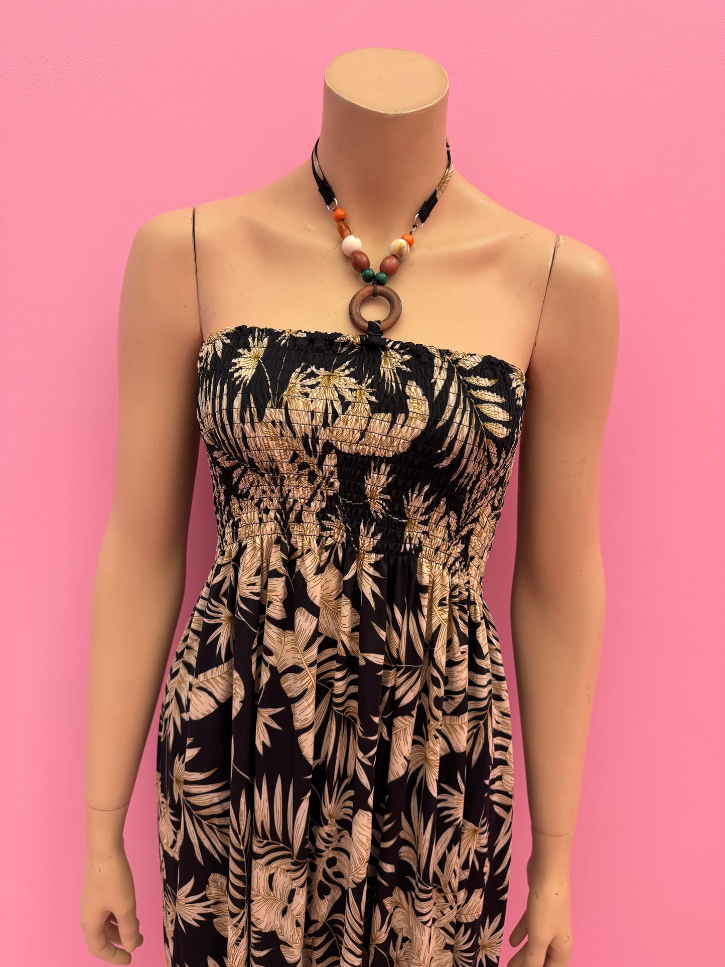 310-10 MAGIC DRESS STRAPLESS (BLACK)