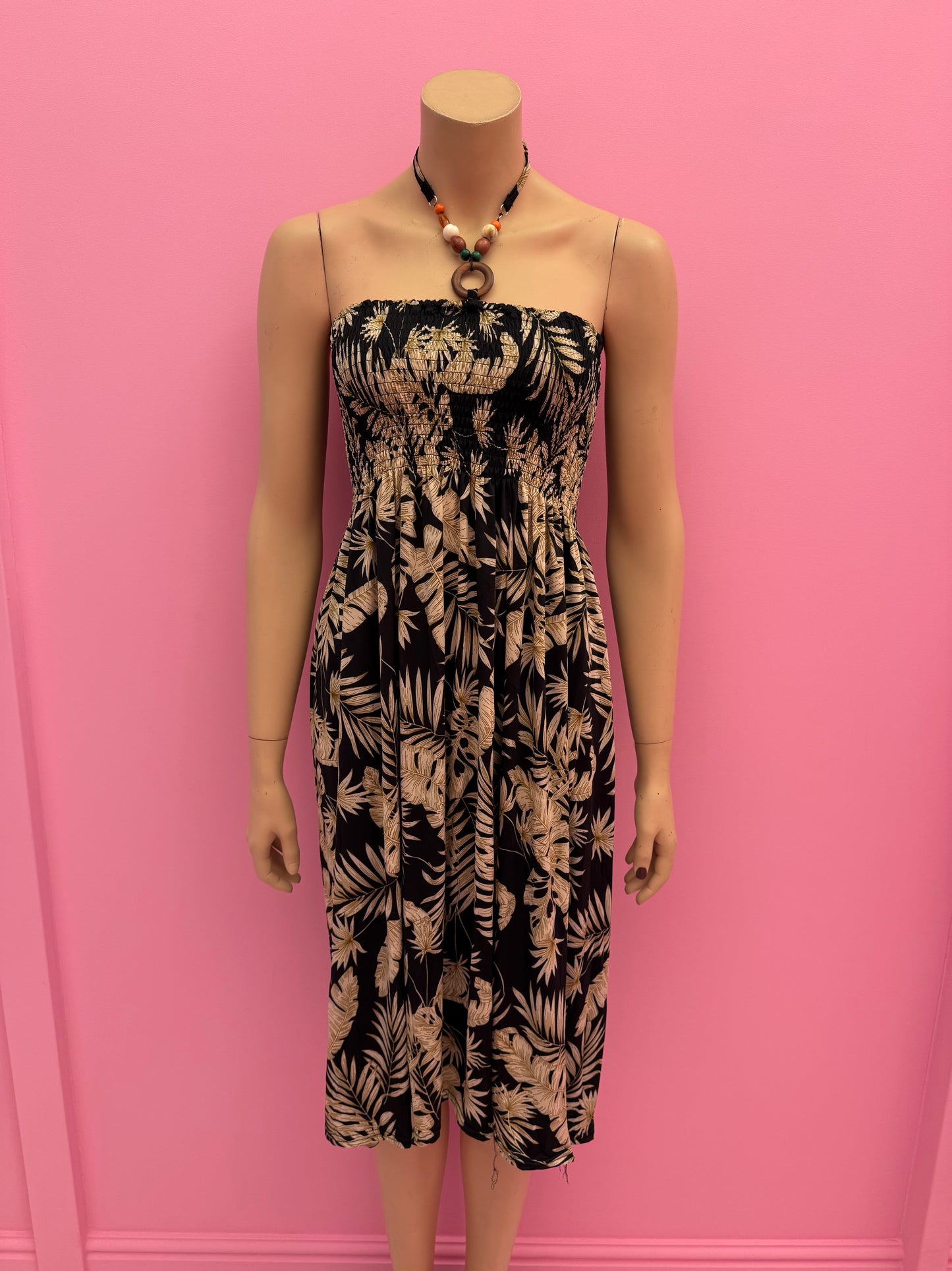 310-10 MAGIC DRESS STRAPLESS (BLACK)