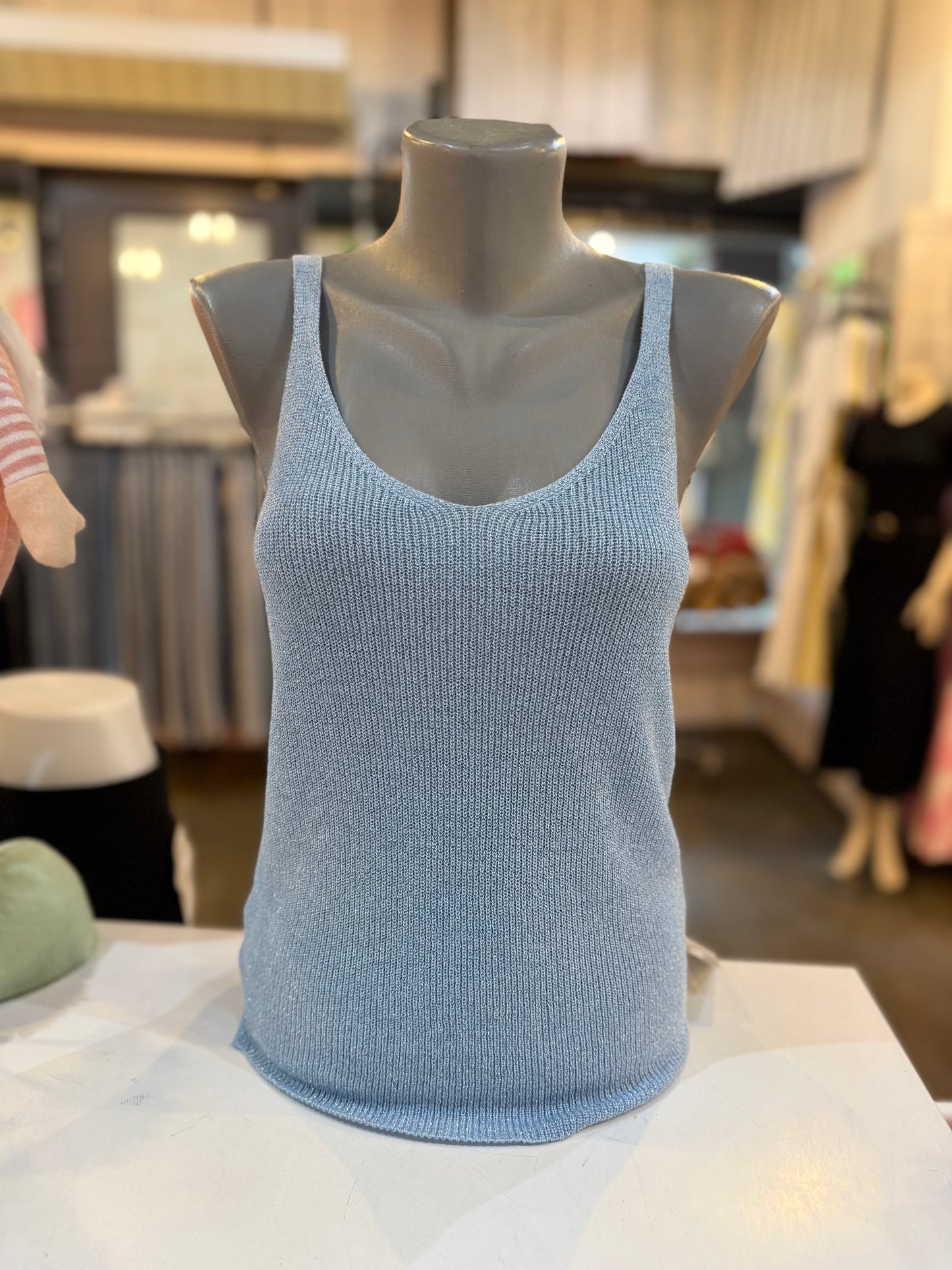 TOP LUREX (BLAUW)