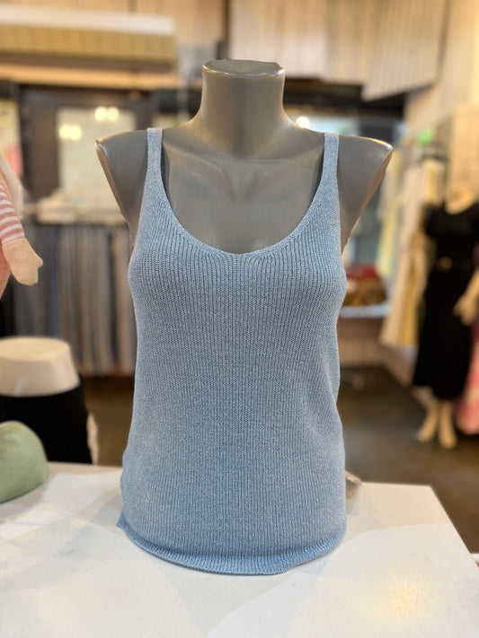 TOP LUREX (BLAUW)