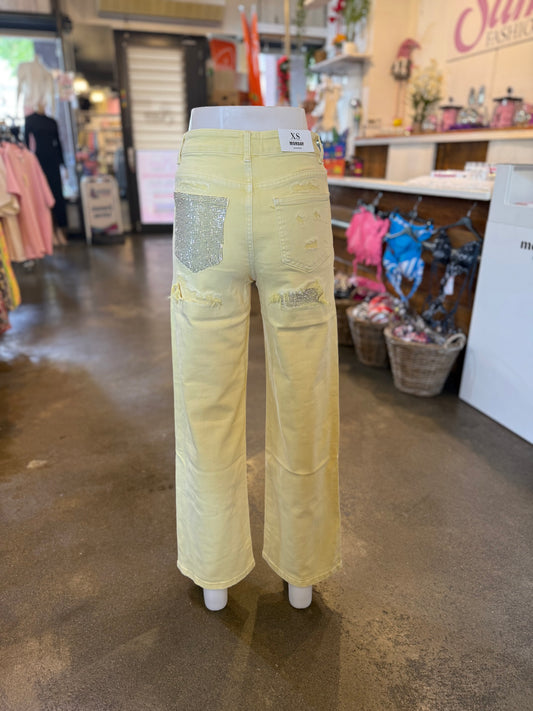 VIRAL POCKET JEANS YELLOW