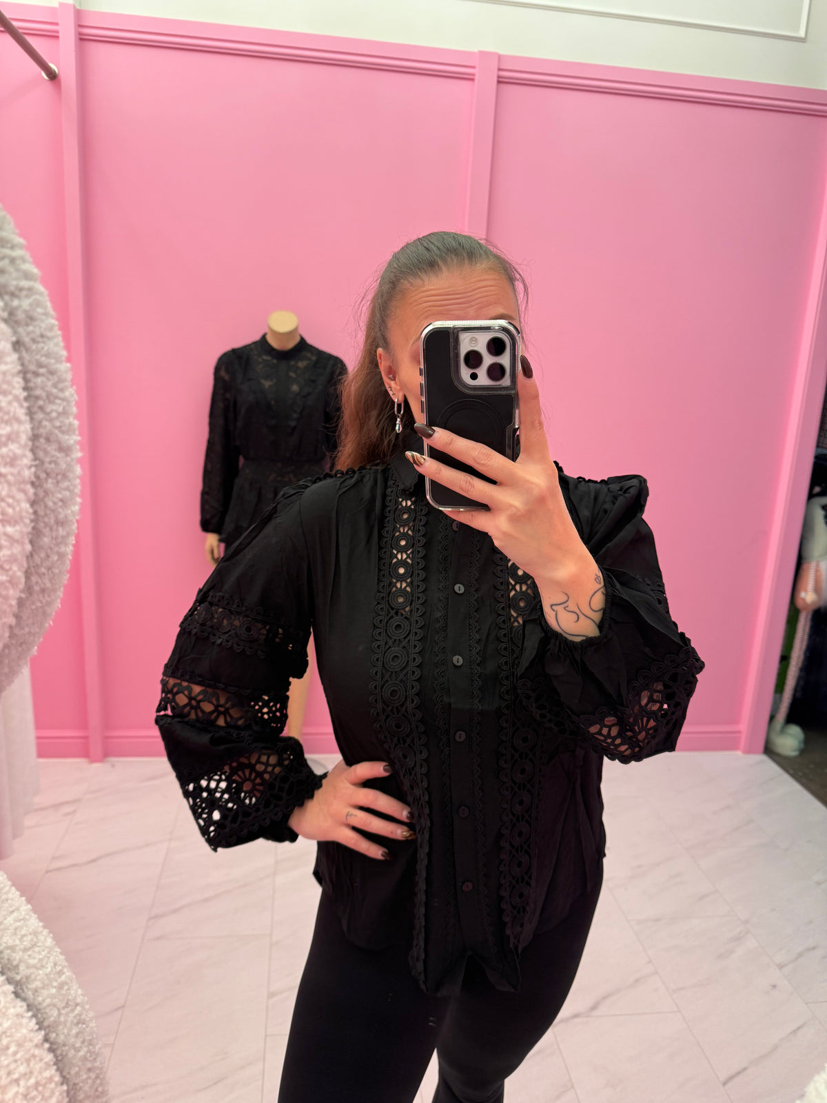 BLOUSE KANT (BLACK)