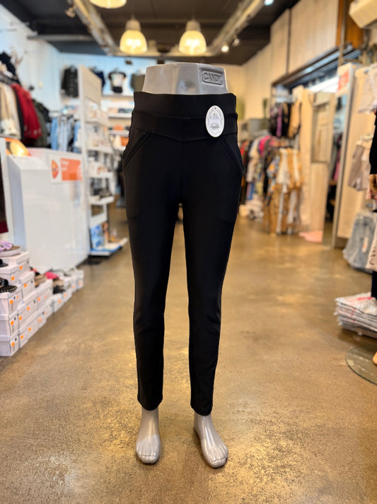 Travel broek met zakken (zwart) 0168