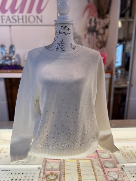 TRUI MET STEENTJES (WIT) 0252