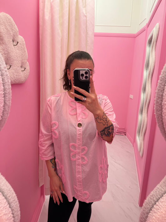 BLOUSE BLOEM (ROZE)