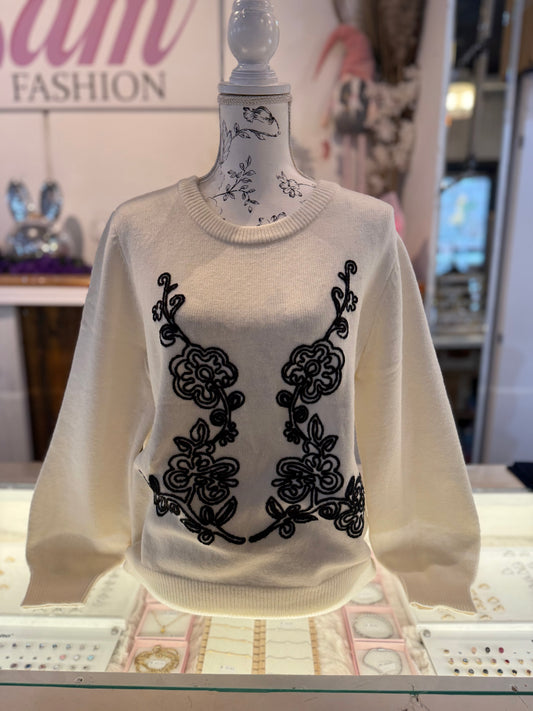 TRUI MET PATROON (WIT) 0258