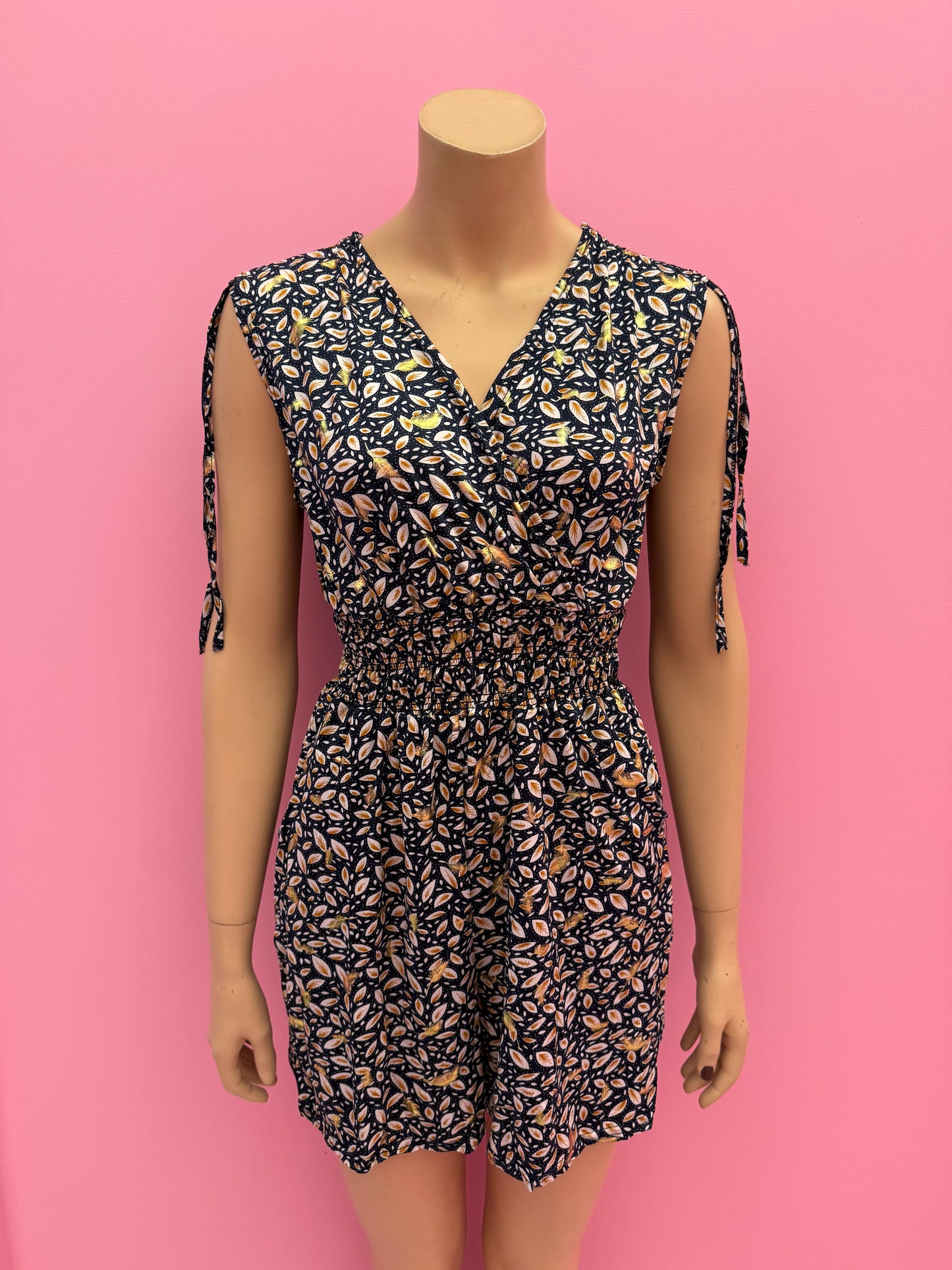 028-31 MAGIC PLAYSUIT (NAVY)