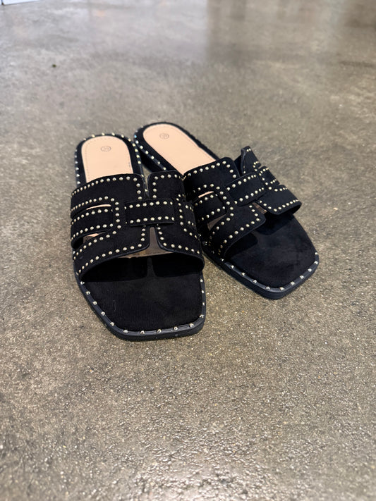 Slipper Studs Zwart