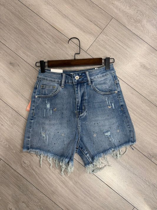JEANS SHORT BLINGBLING 🦋