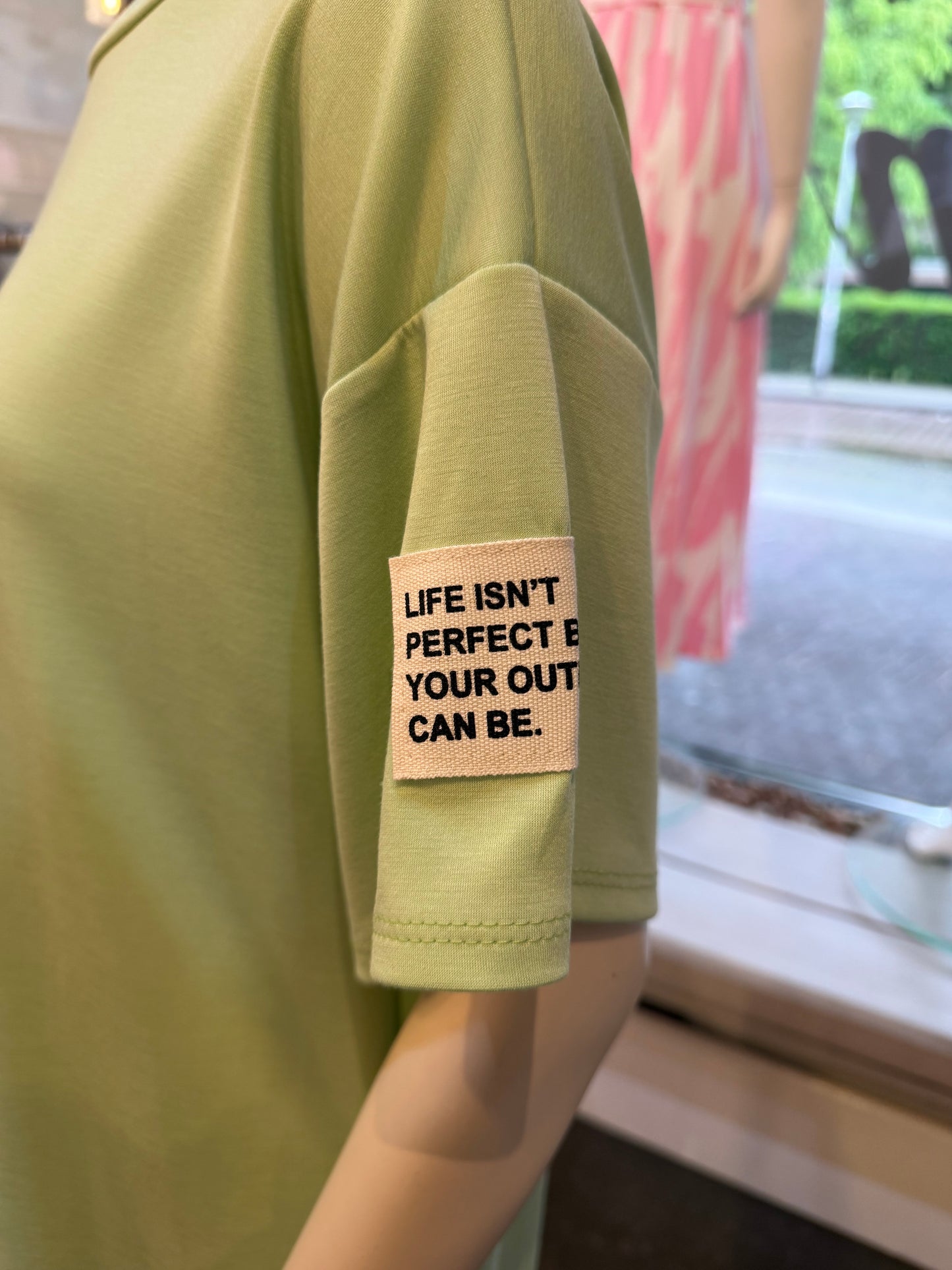 T-SHIRT JURK (GROEN)