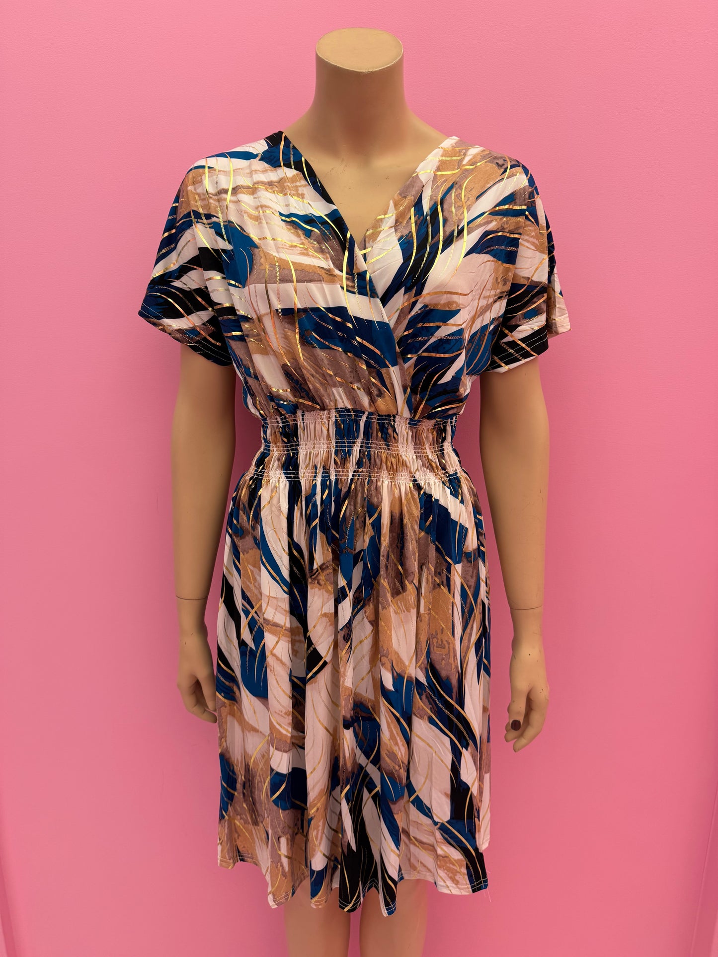 MAGIC JURK GOLD (DONKERBLAUW)