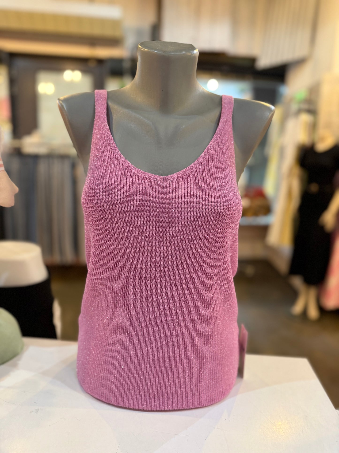 TOP LUREX (FUCHSIA)