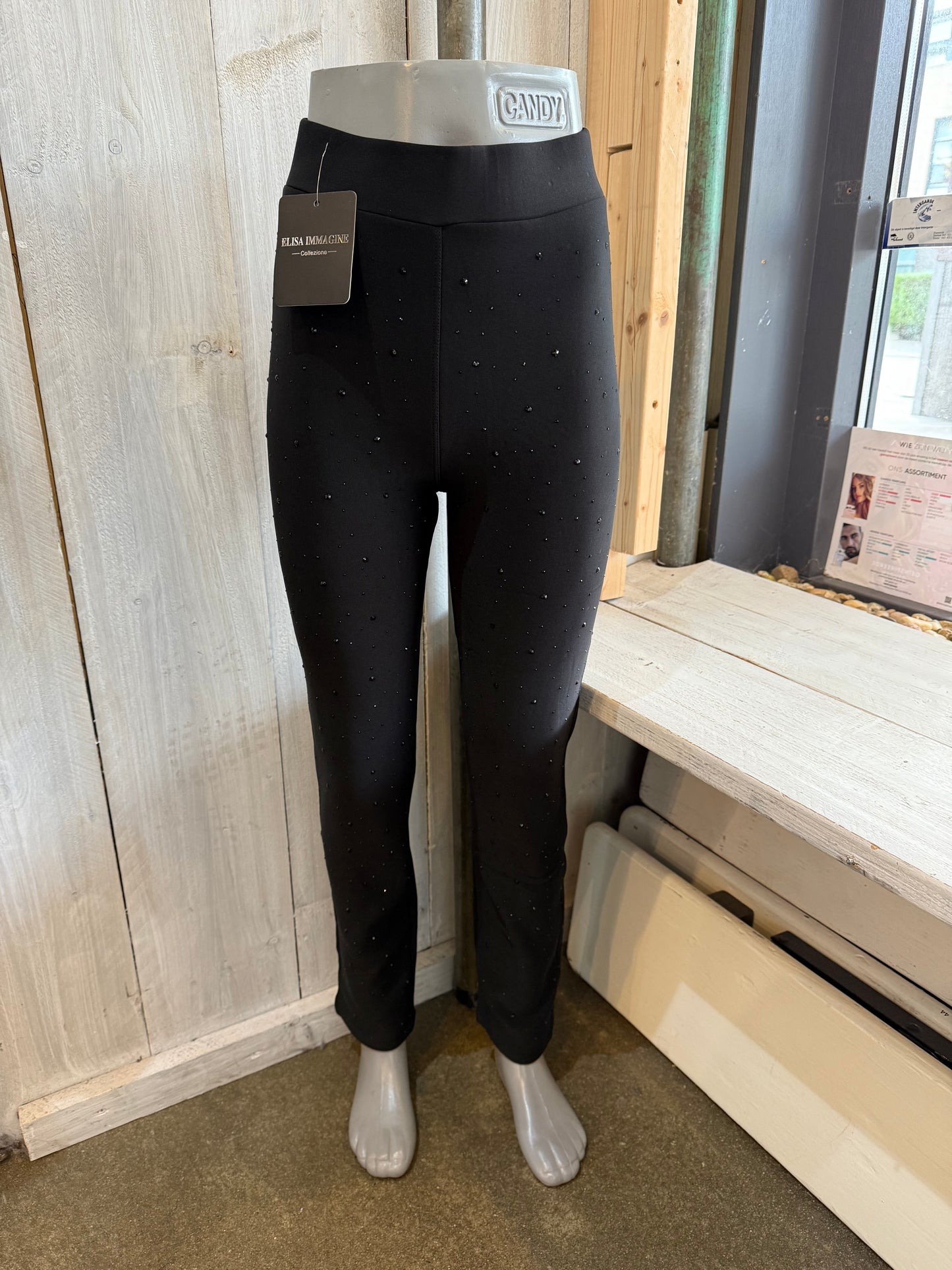 Travel broek glitter stippen