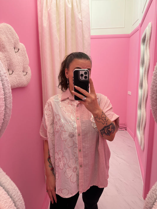 BLOUSE LUXE (ROZE)