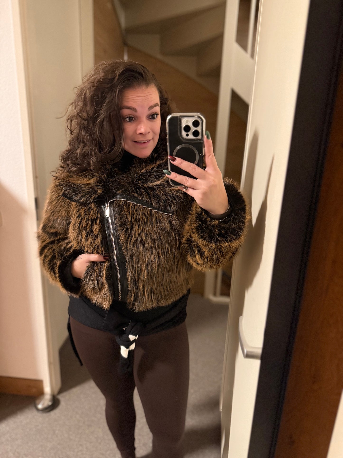 Bontjas langharig (bruin) 0006