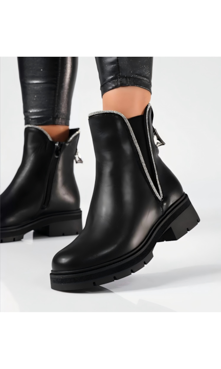 Zwarte Chelsea-laarzen