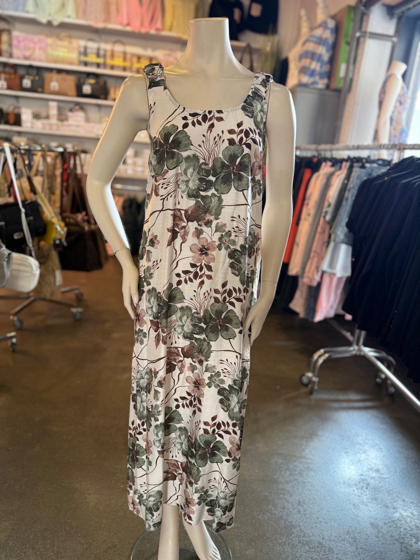 JURK BLOEMEN (GROEN)