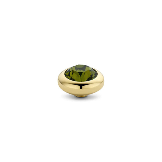 Melano Vivid Basic CZ Steentje 7 mm M01SR 9012 OLIVE
