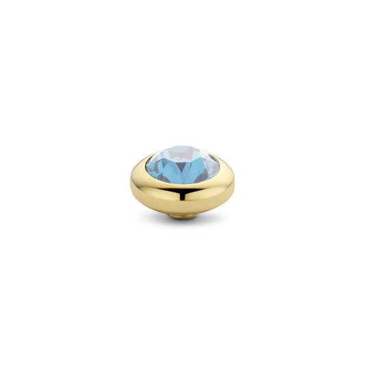 Melano Vivid Basic CZ Steentje 7 mm M01SR 9012 AQUAMARINE