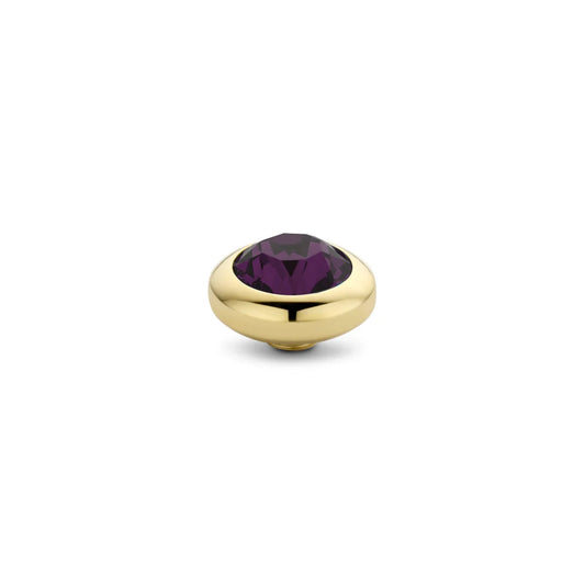 Melano Vivid Basic CZ Steentje 7 mm M01SR 9012 AUBERGINE