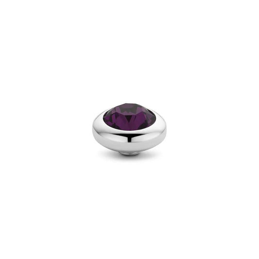 Melano Vivid Basic CZ Steentje 7 mm M01SR 9012 AUBERGINE