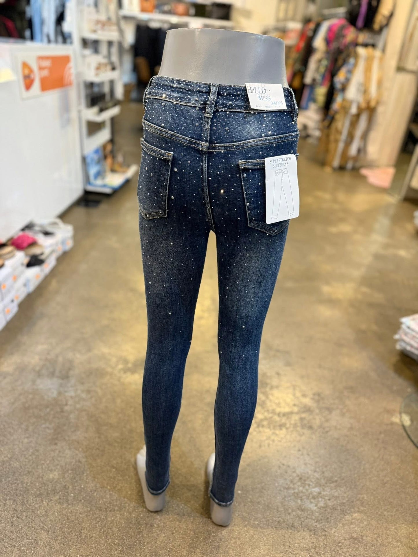 Jeans Glitter Hello Miss