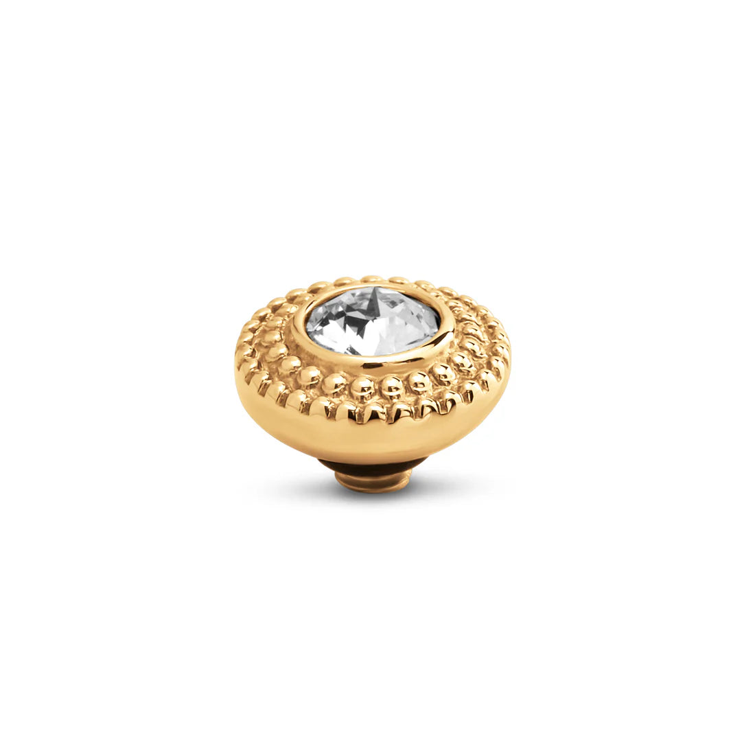 Melano Twisted Crystal Bali Steentje GOUD Crystal TMG7