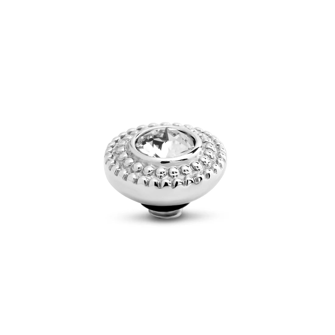 Melano Twisted Crystal Bali Steentje ZILVER Crystal TMG7