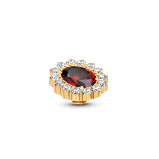 Melano Twisted Dynasty Steentje GOUD D.D-Garnet TMH1