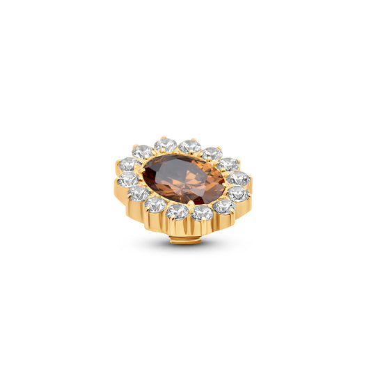 Melano Twisted Dynasty Steentje GOUD Coffee TMH1