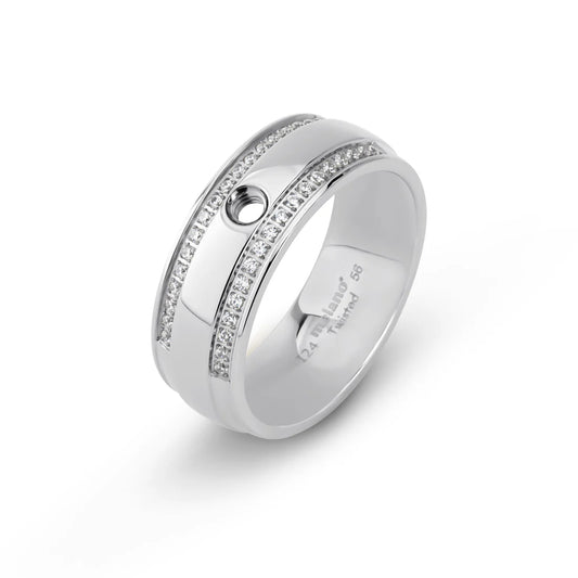 Melano Twisted Tierra Ring ZILVER