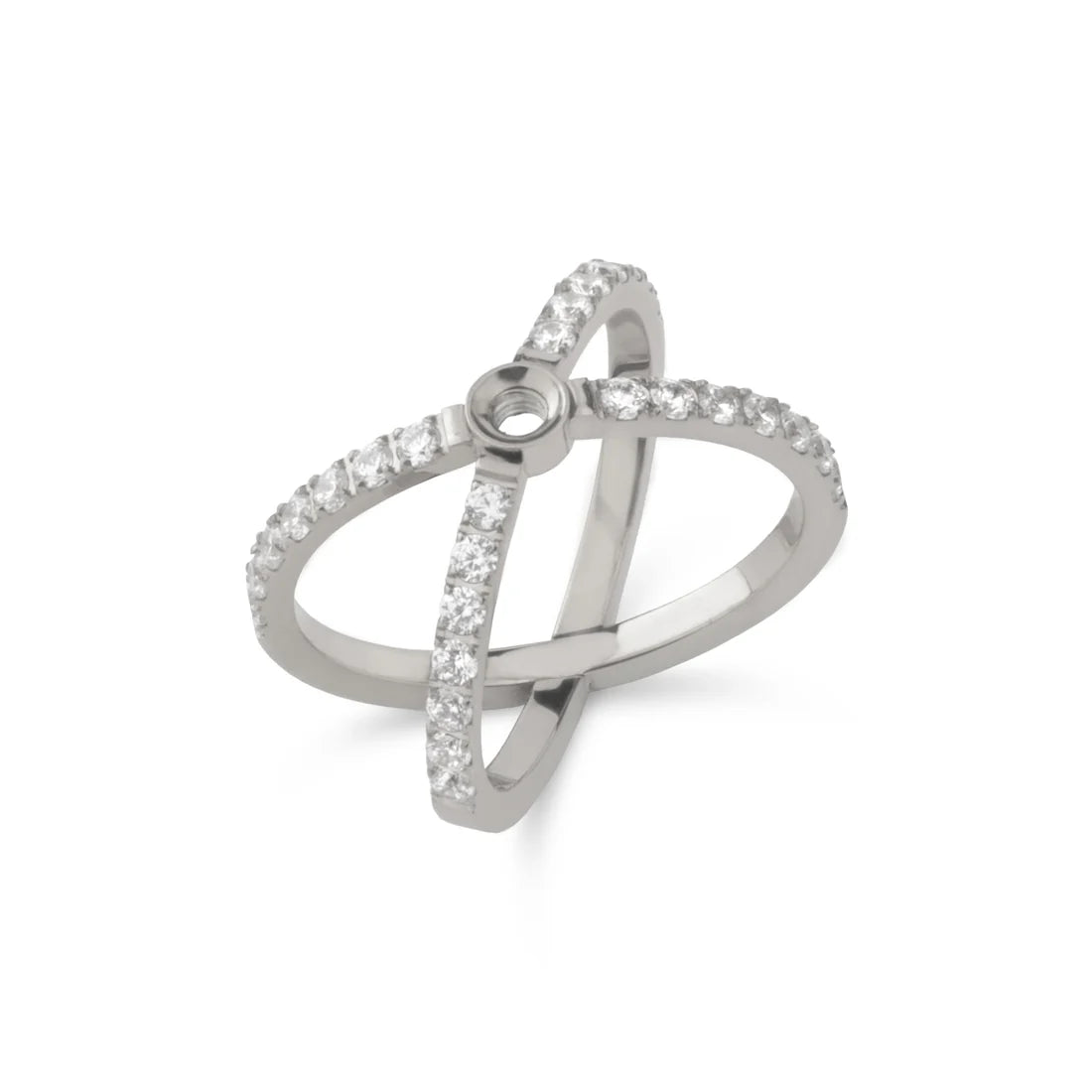Melano Twisted Timmy Ring ZILVER