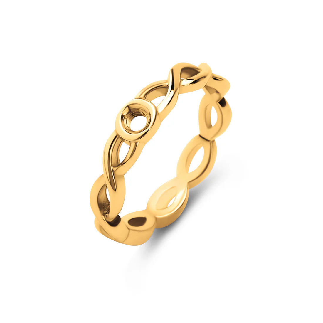 Melano Twisted Tenley Ring GOUD