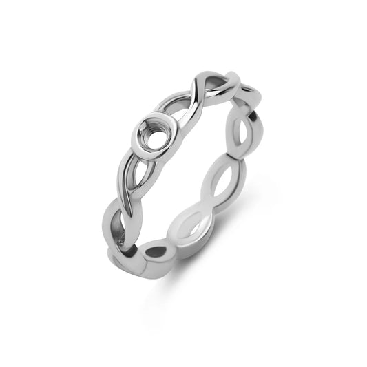 Melano Twisted Tenley Ring ZILVER